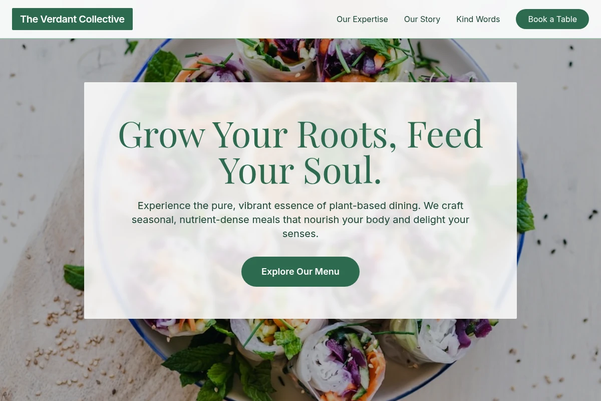 Juniper Vegan Food